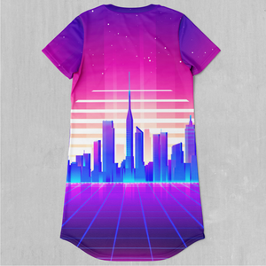 Cyber City T-Shirt Dress