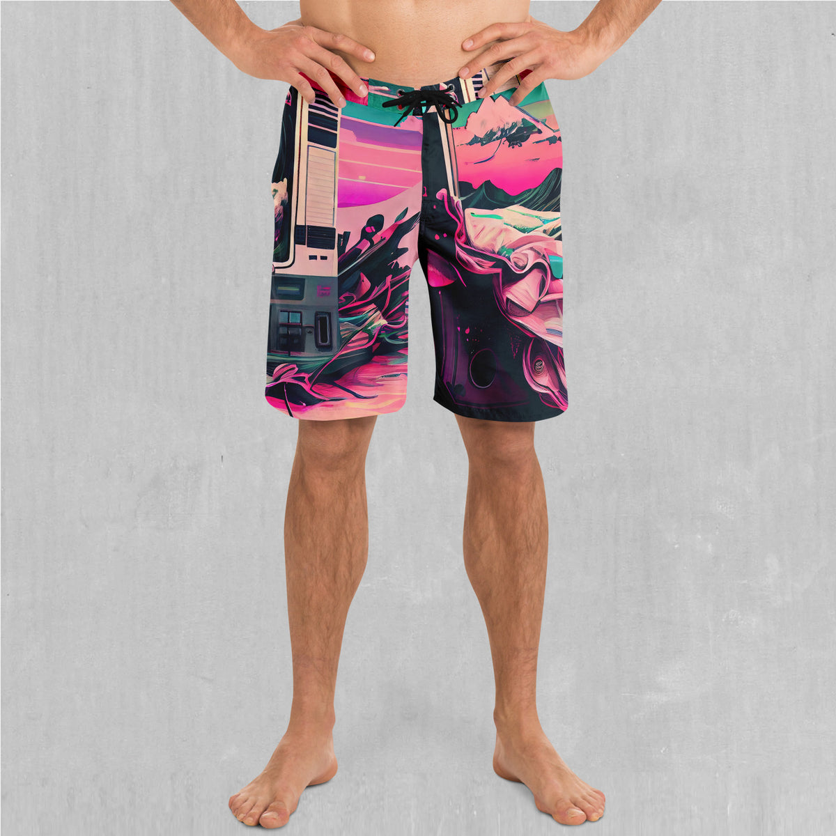Digital Tsunami Board Shorts