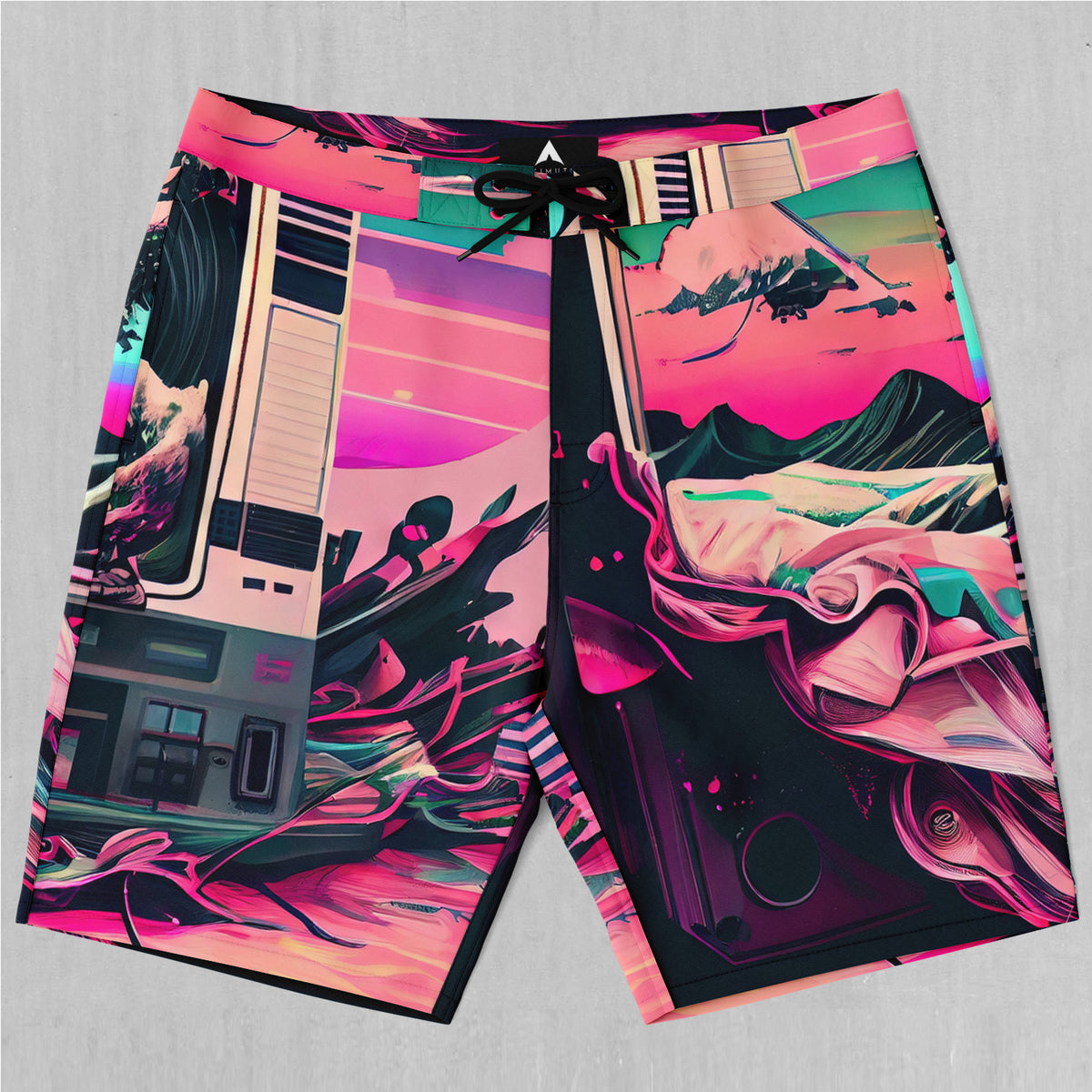 Digital Tsunami Board Shorts