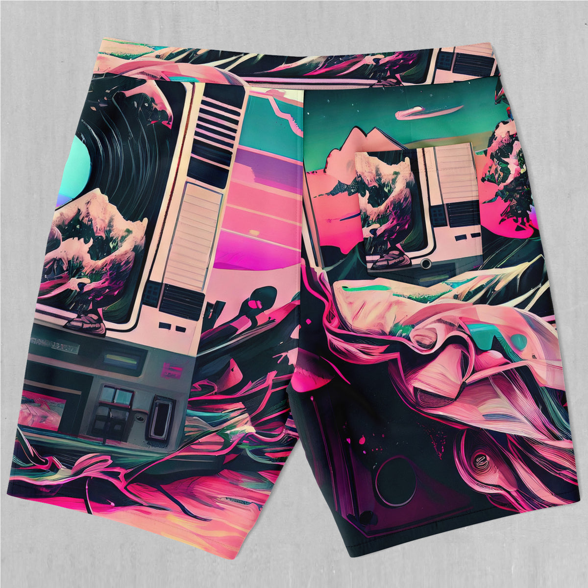Digital Tsunami Board Shorts
