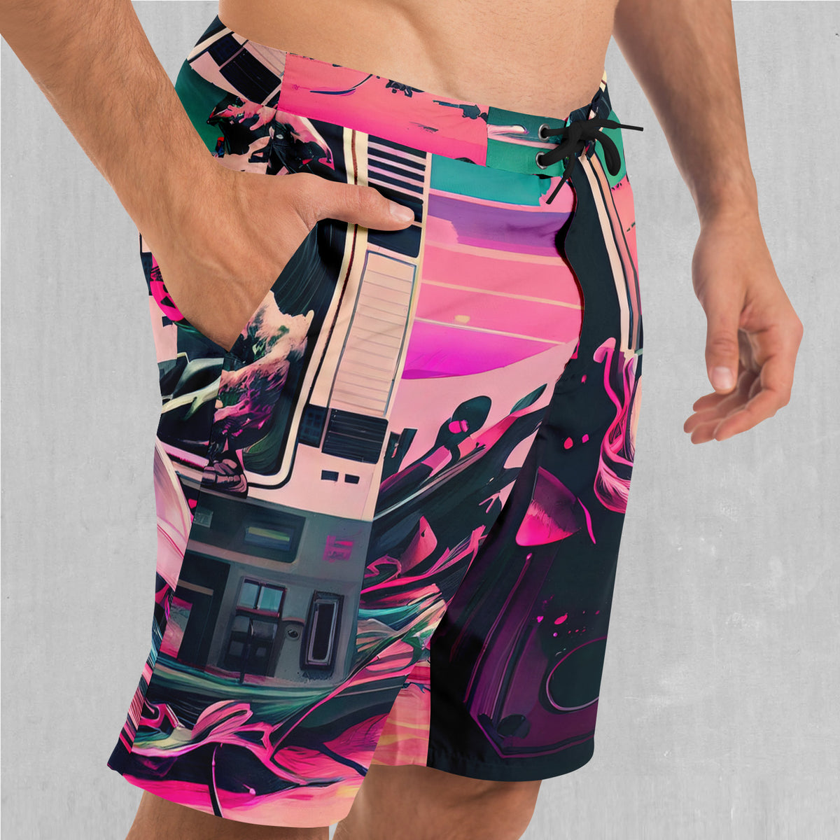 Digital Tsunami Board Shorts