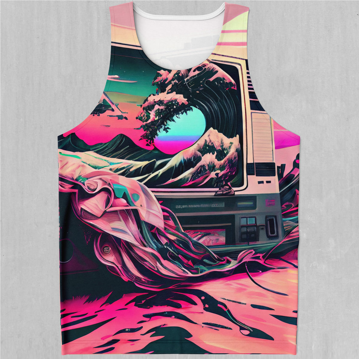 Digital Tsunami Men's Tank Top