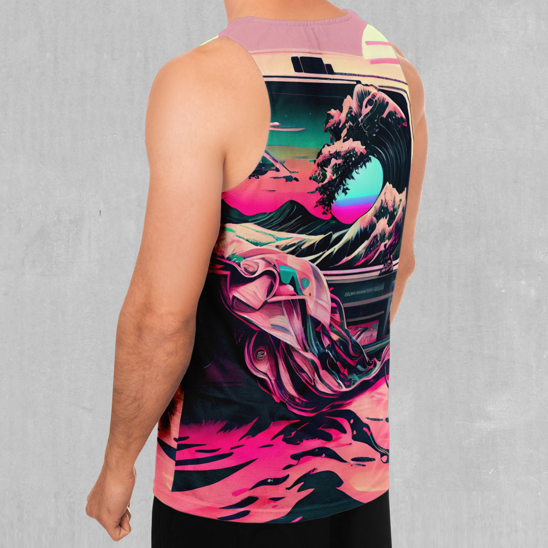 Digital Tsunami Men's Tank Top