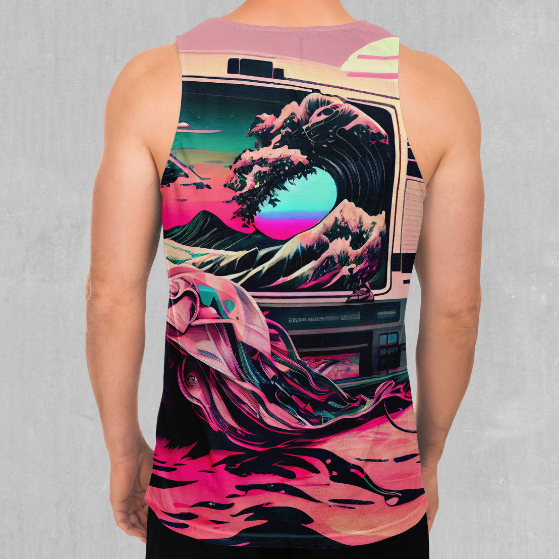 Digital Tsunami Men's Tank Top