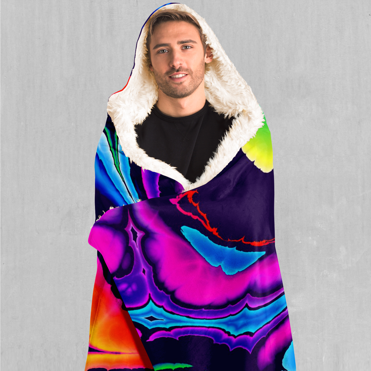 Dream Spectrum Hooded Blanket