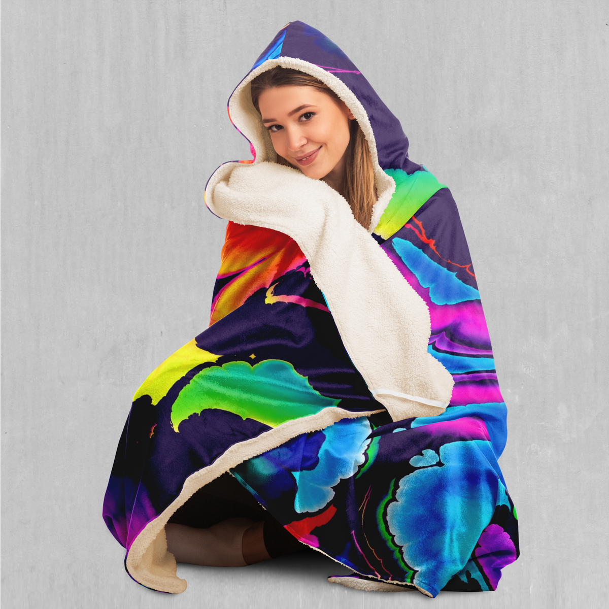 Dream Spectrum Hooded Blanket