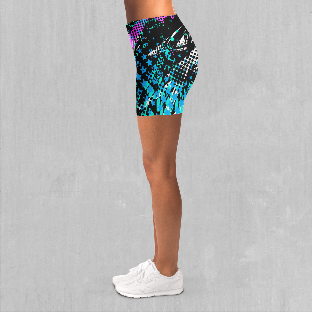 Electric Avenue Yoga Shorts