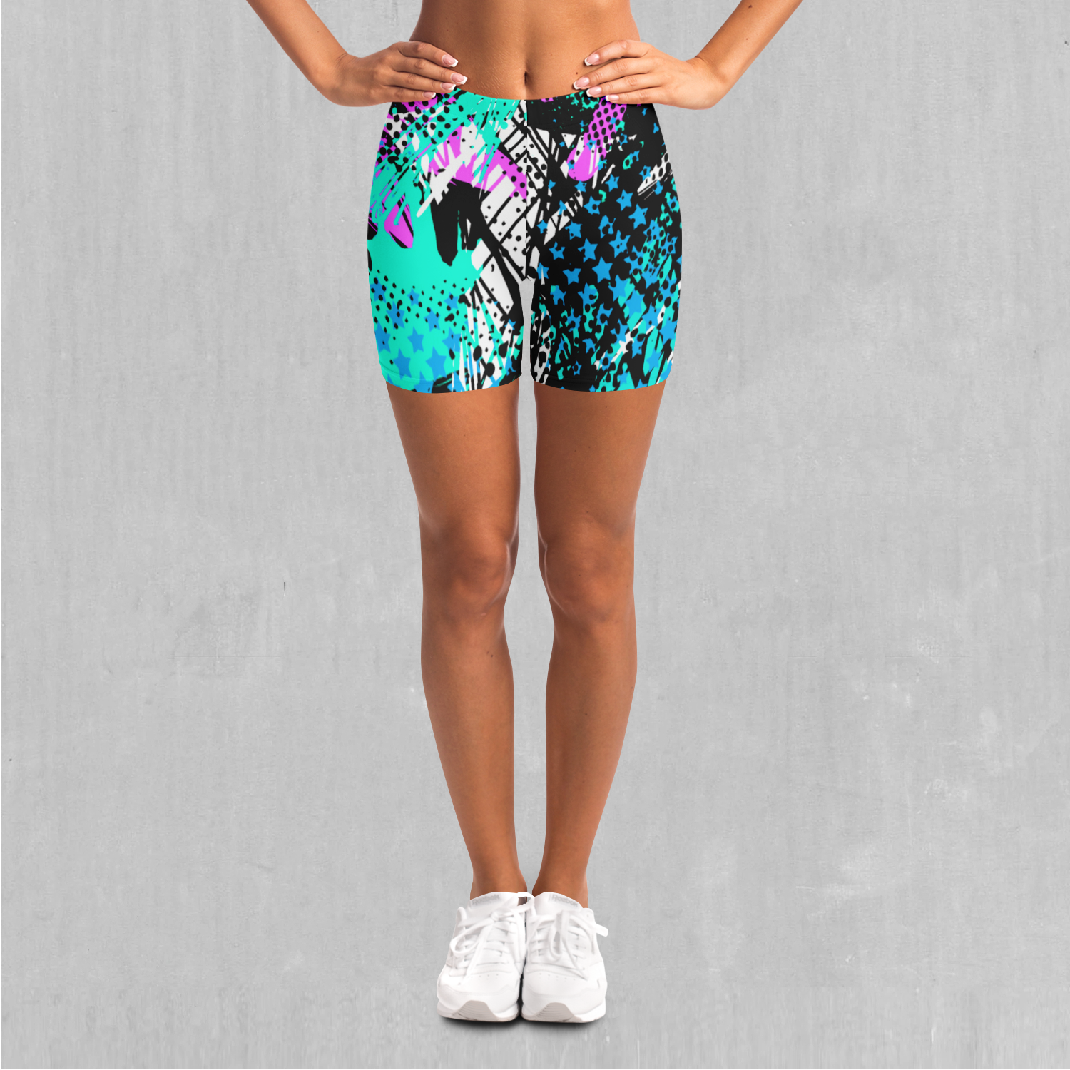 Electric Avenue Yoga Shorts