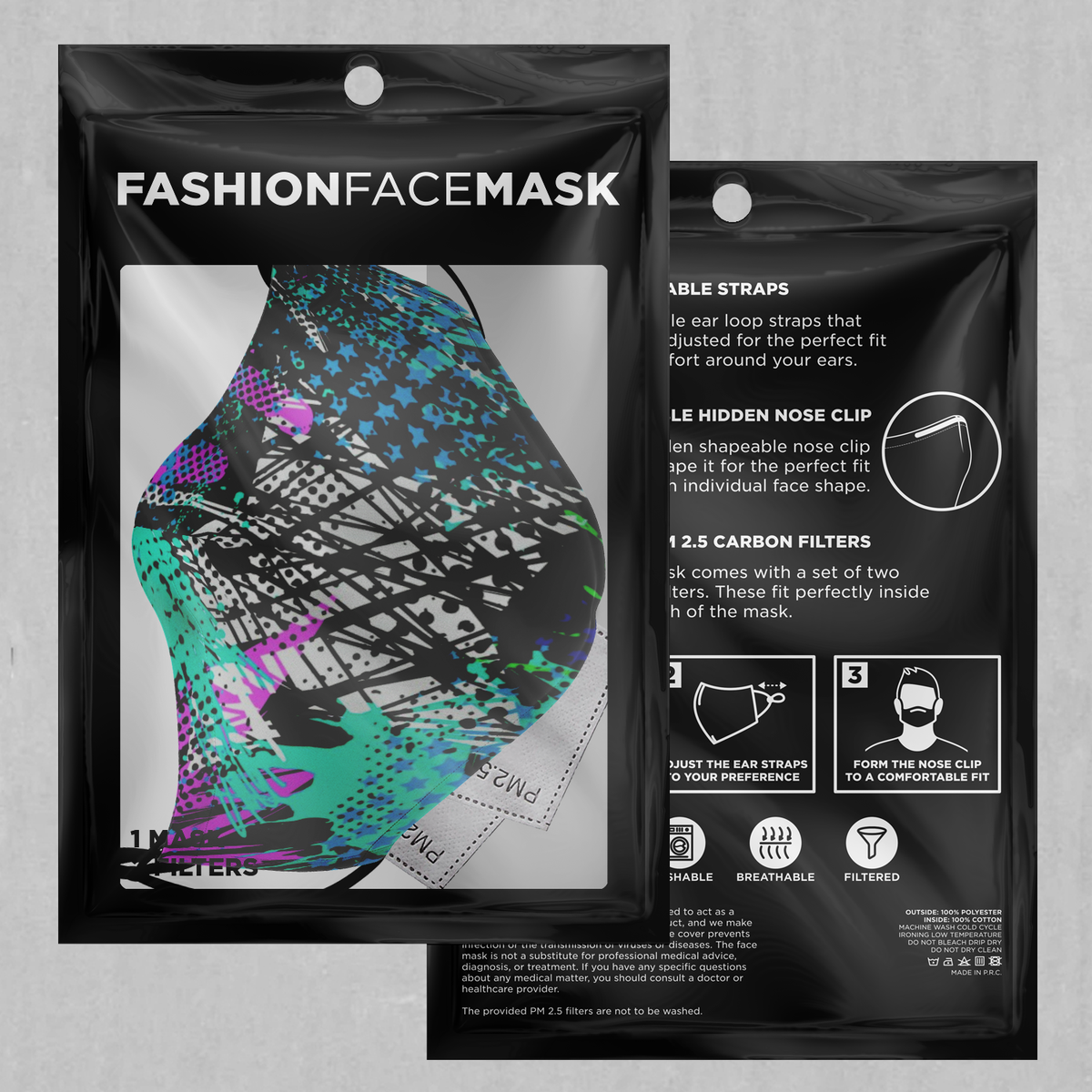 Electric Avenue Face Mask - Azimuth Clothing