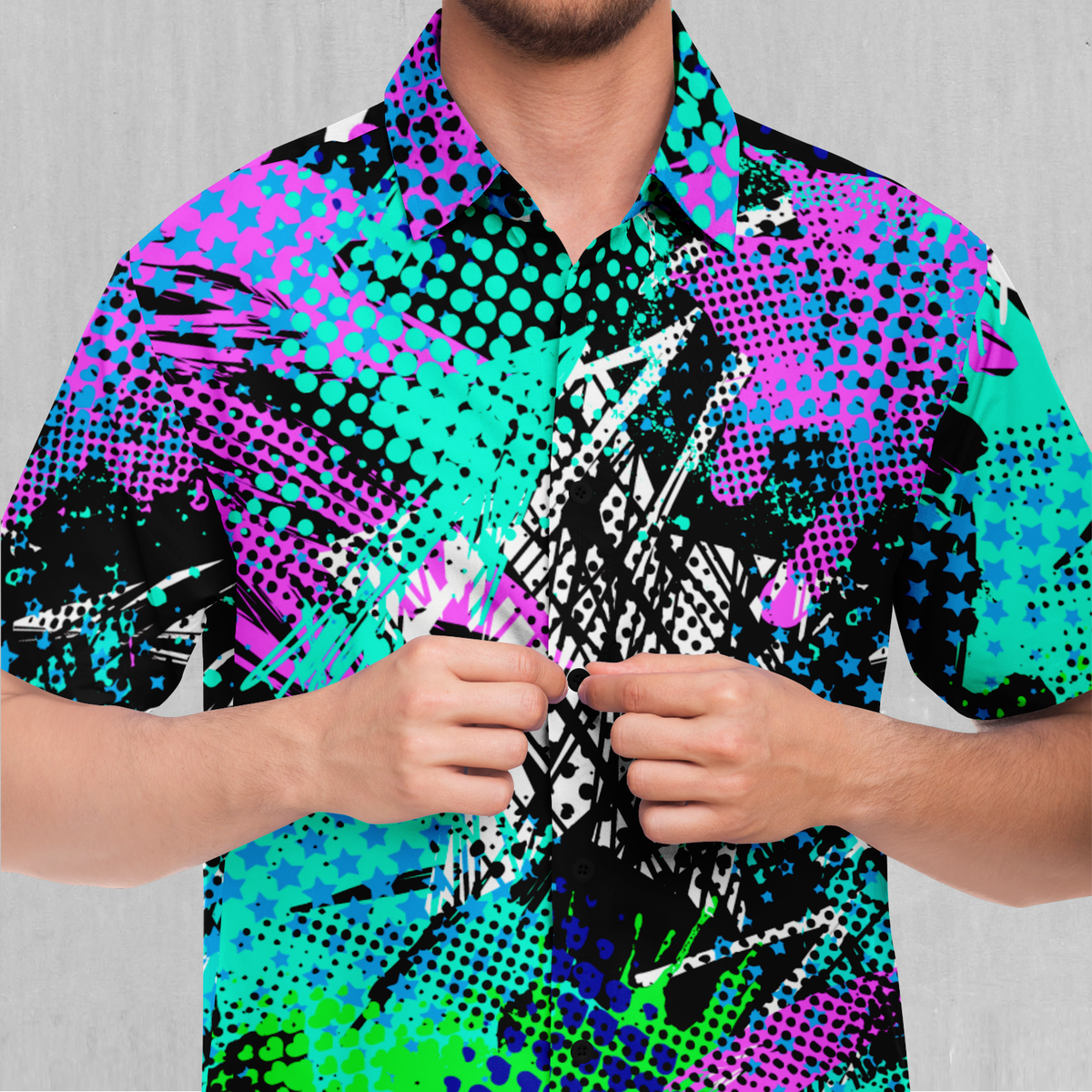 Electric Avenue Button Down Shirt
