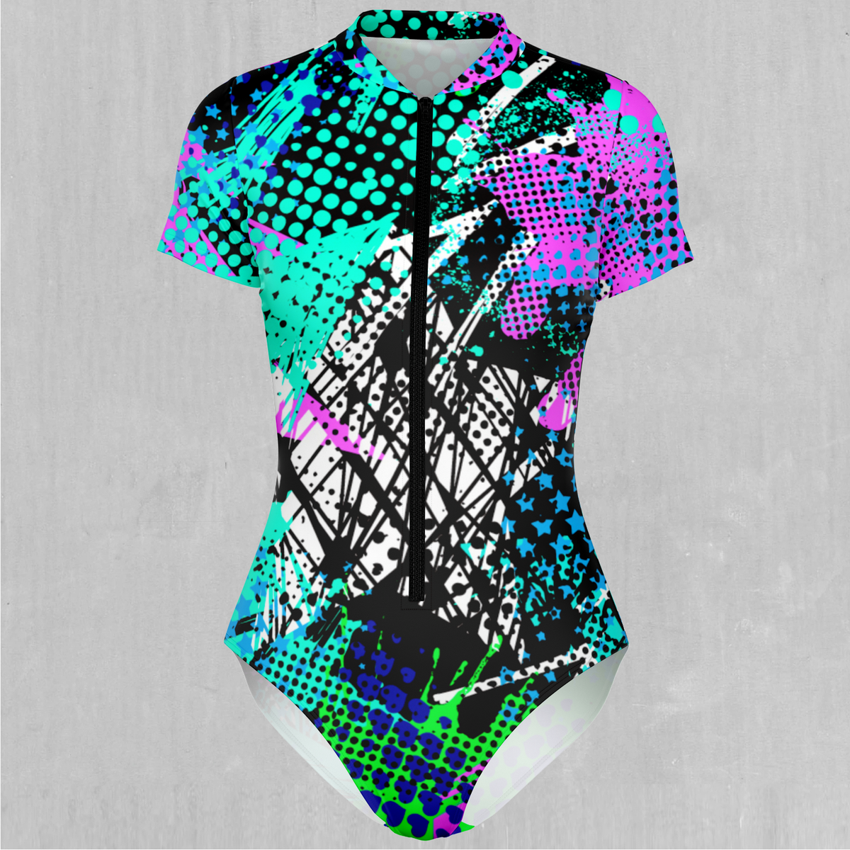 Electric Avenue Short Sleeve Bodysuit