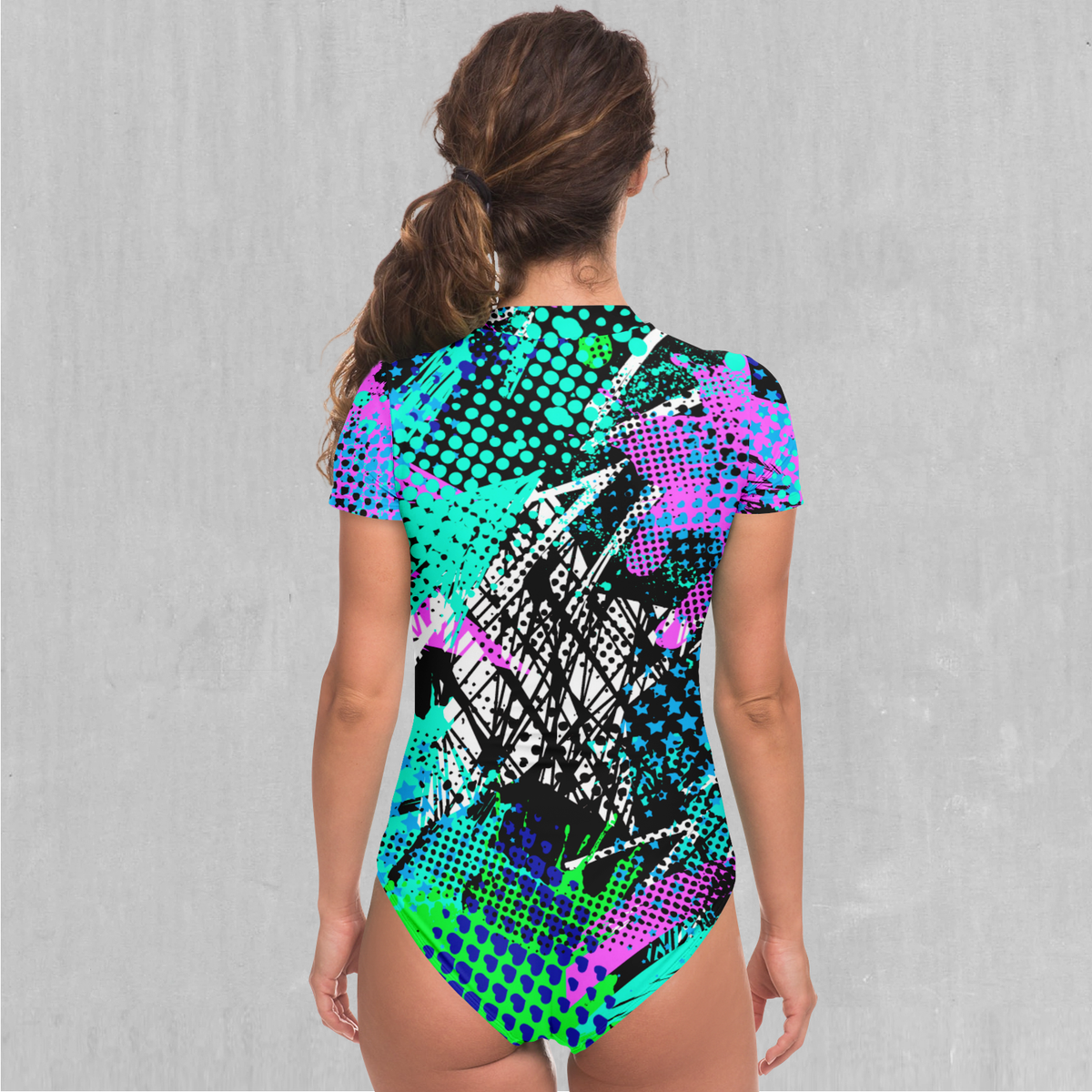 Electric Avenue Short Sleeve Bodysuit