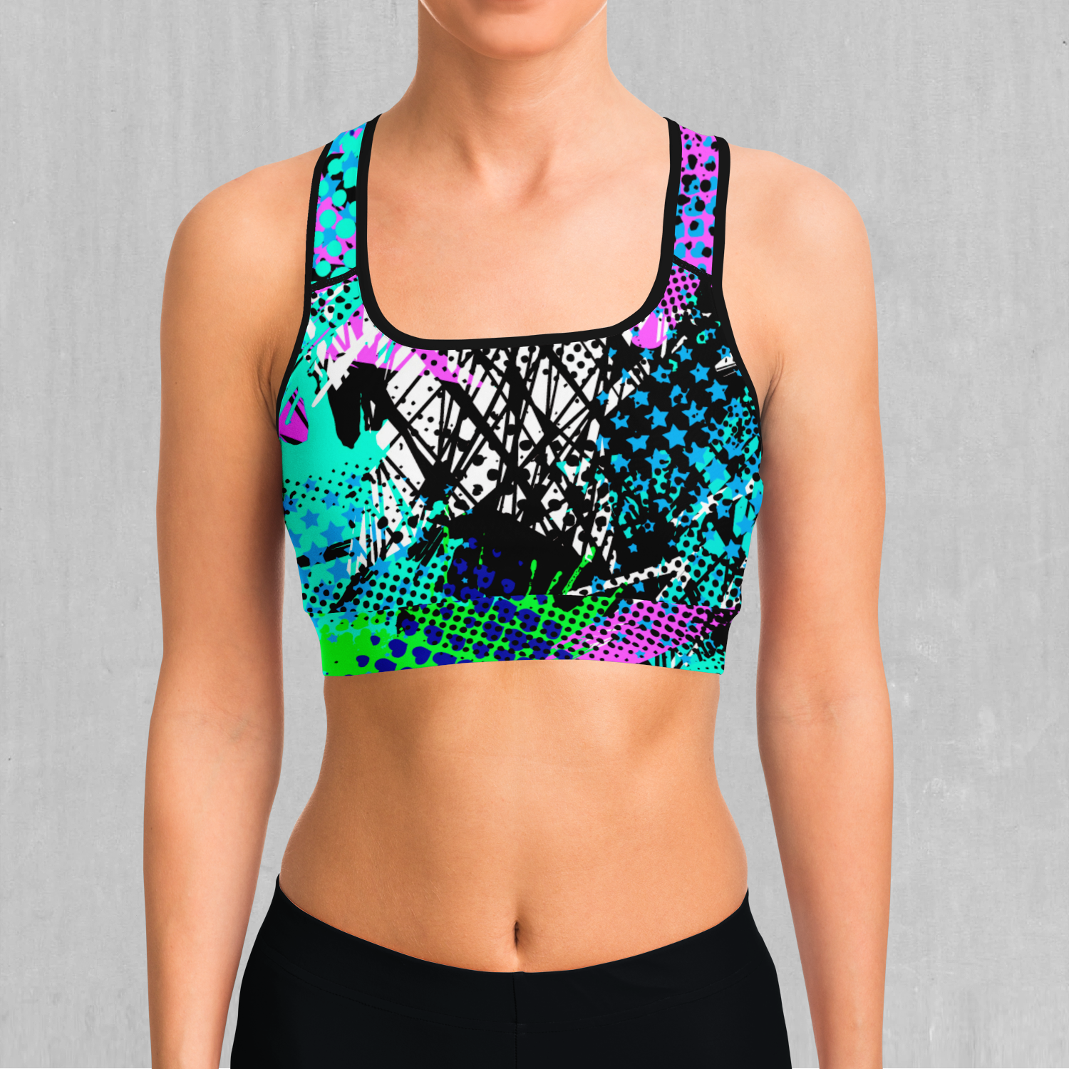 Rave top sports bra