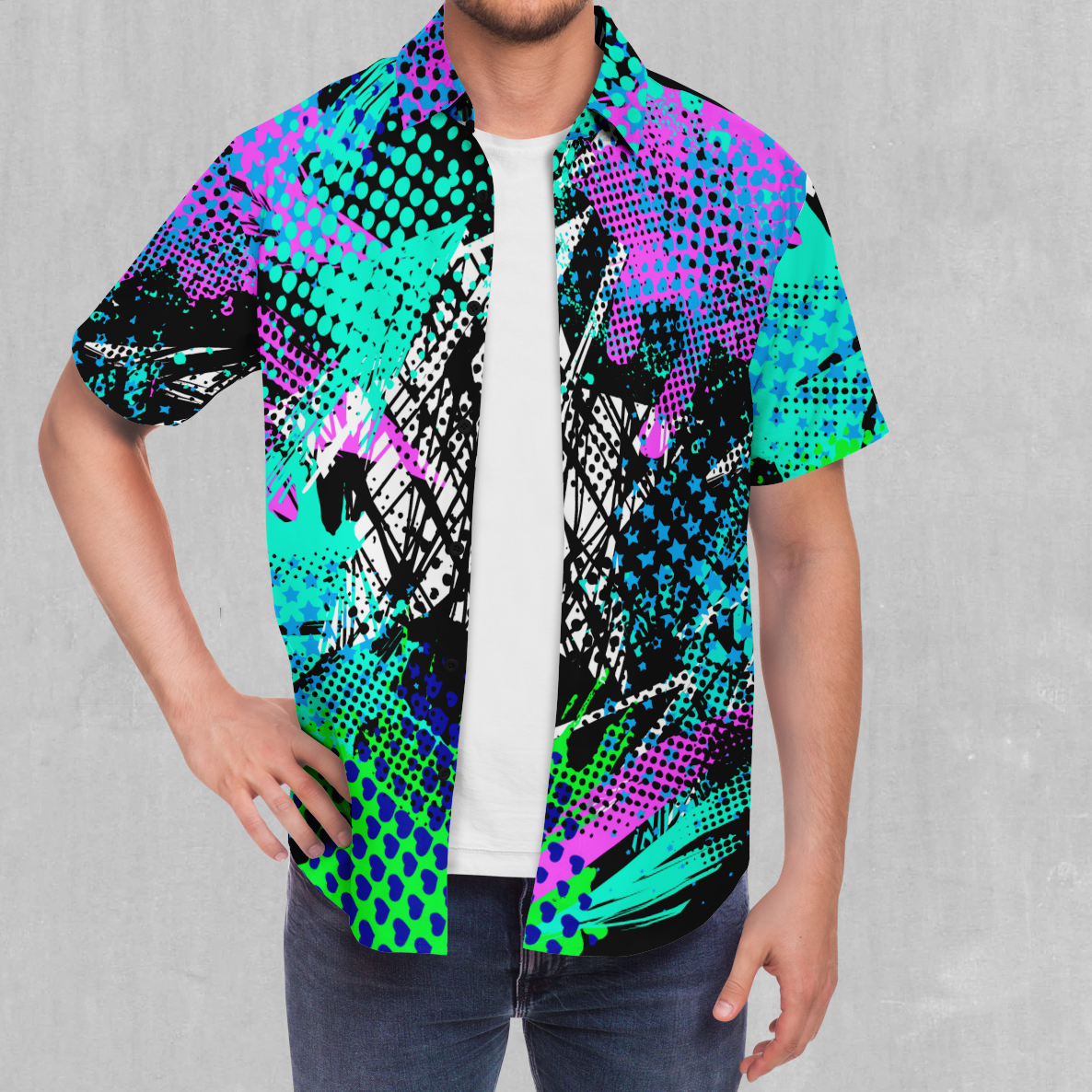 Electric Avenue Button Down Shirt