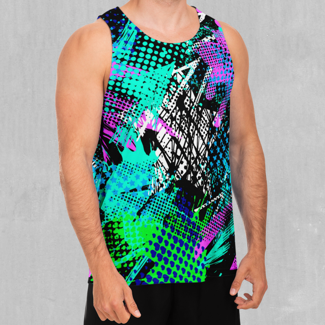 Electric Avenue Men's Tank Top - Azimuth Clothing