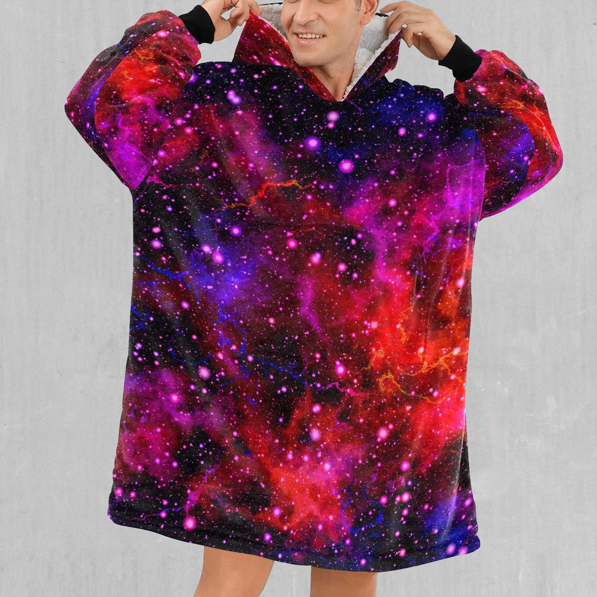 Electric Galaxy Blanket Hoodie