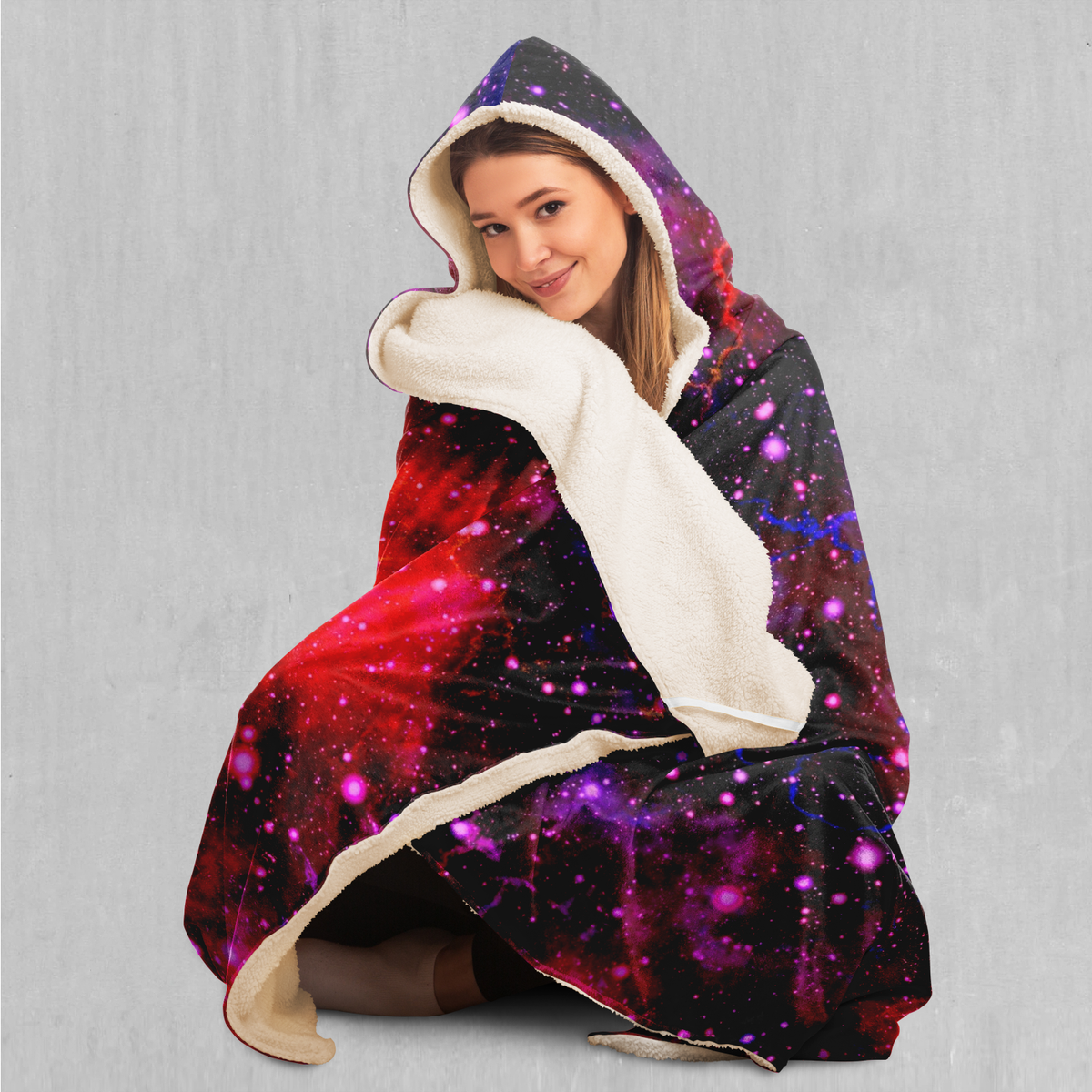 Electric Galaxy Hooded Blanket - Azimuth Clothing