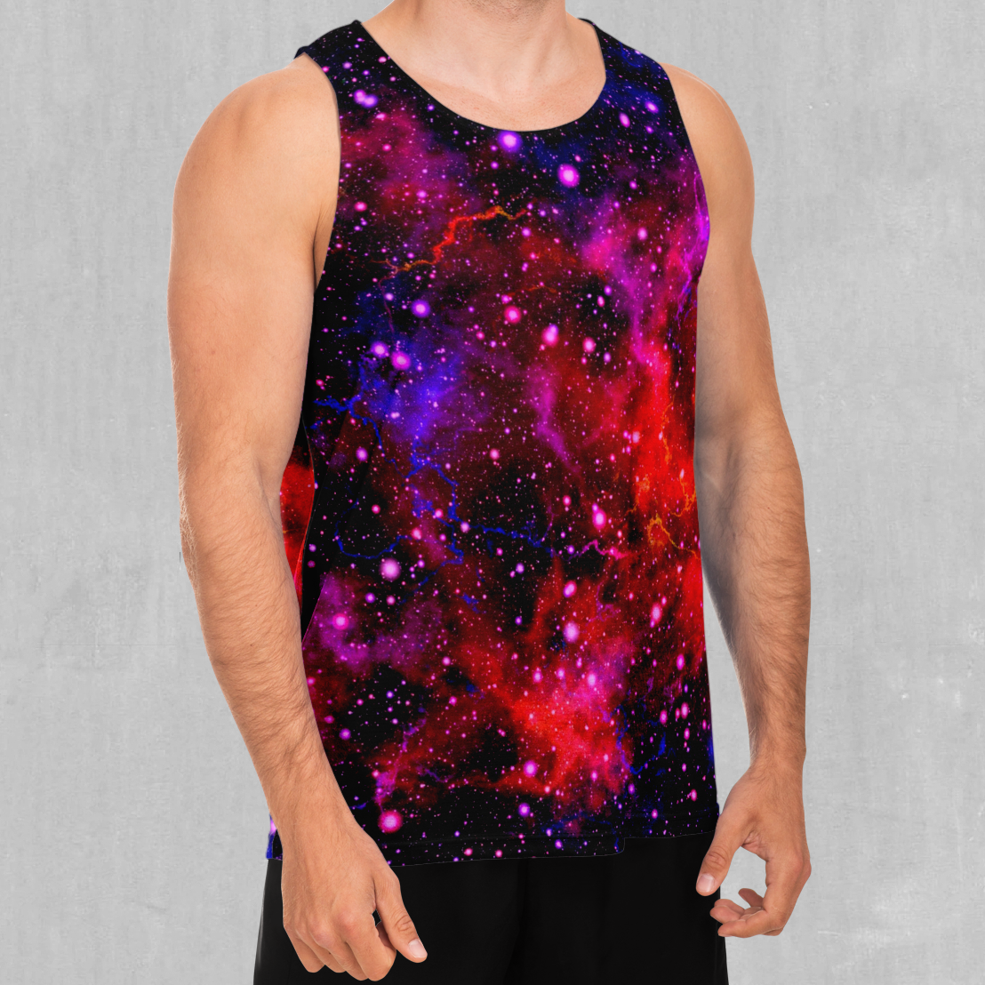 Electric Galaxy Men's Tank Top - Azimuth Clothing