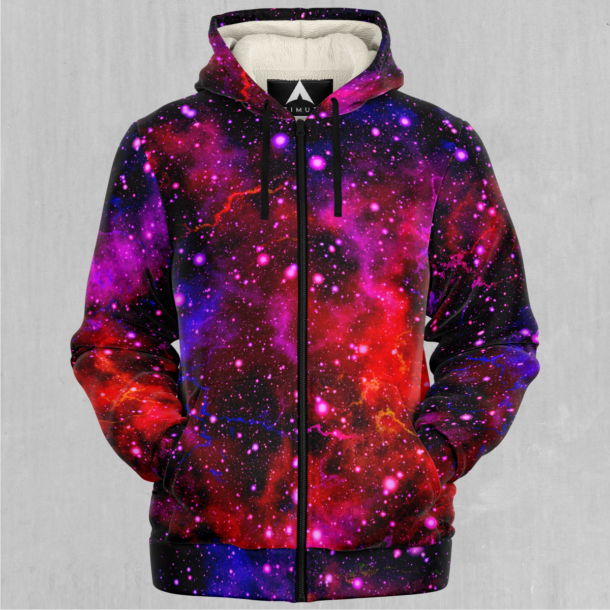 Electric Galaxy Sherpa Hoodie