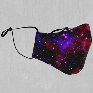 Electric Galaxy Face Mask - Azimuth Clothing
