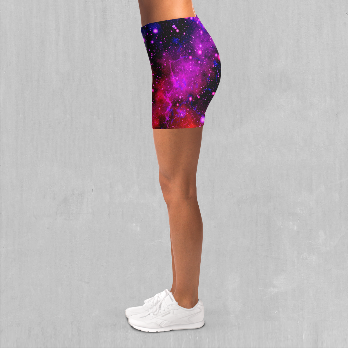 Electric Galaxy Yoga Shorts