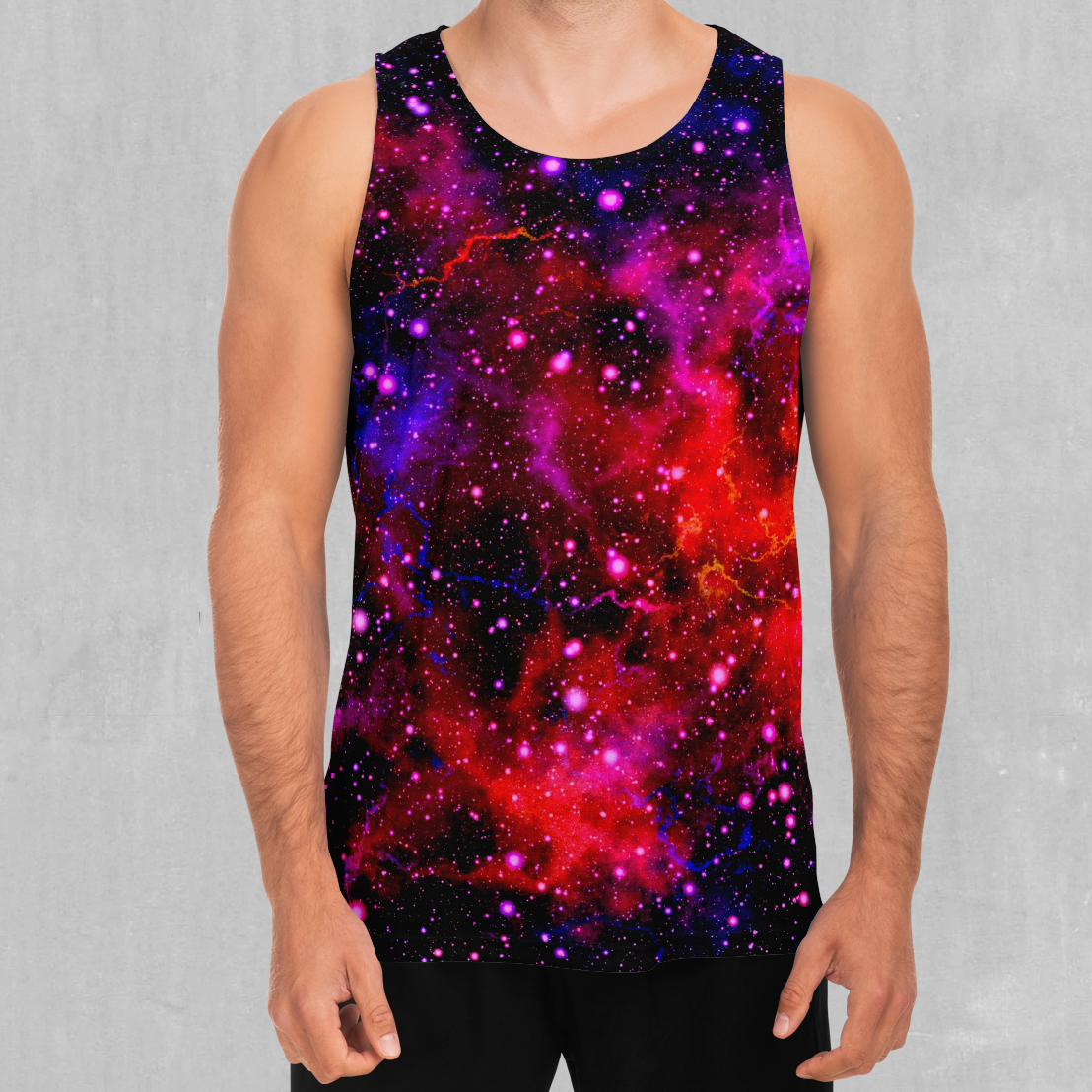 Electric Galaxy Men's Tank Top - Azimuth Clothing
