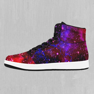 Electric Galaxy High Top Sneakers