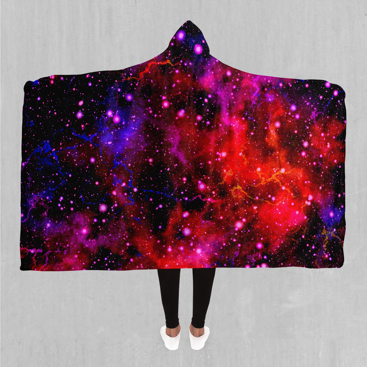 Electric Galaxy Hooded Blanket - Azimuth Clothing