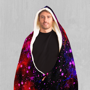 Electric Galaxy Hooded Blanket - Azimuth Clothing