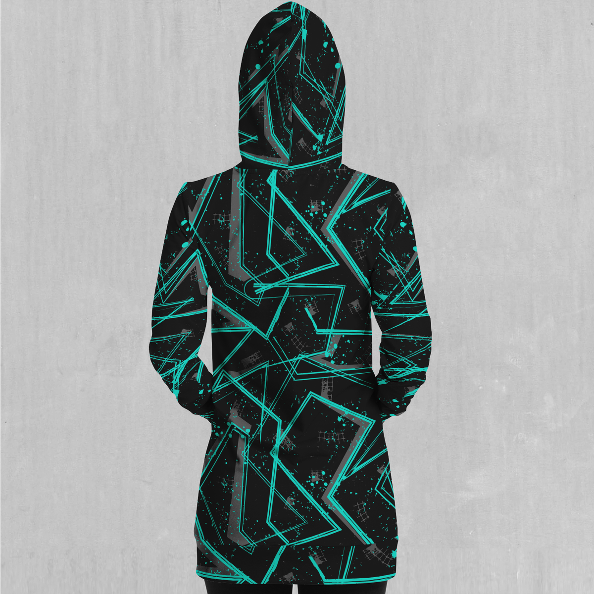 Electrostatic Hoodie Dress