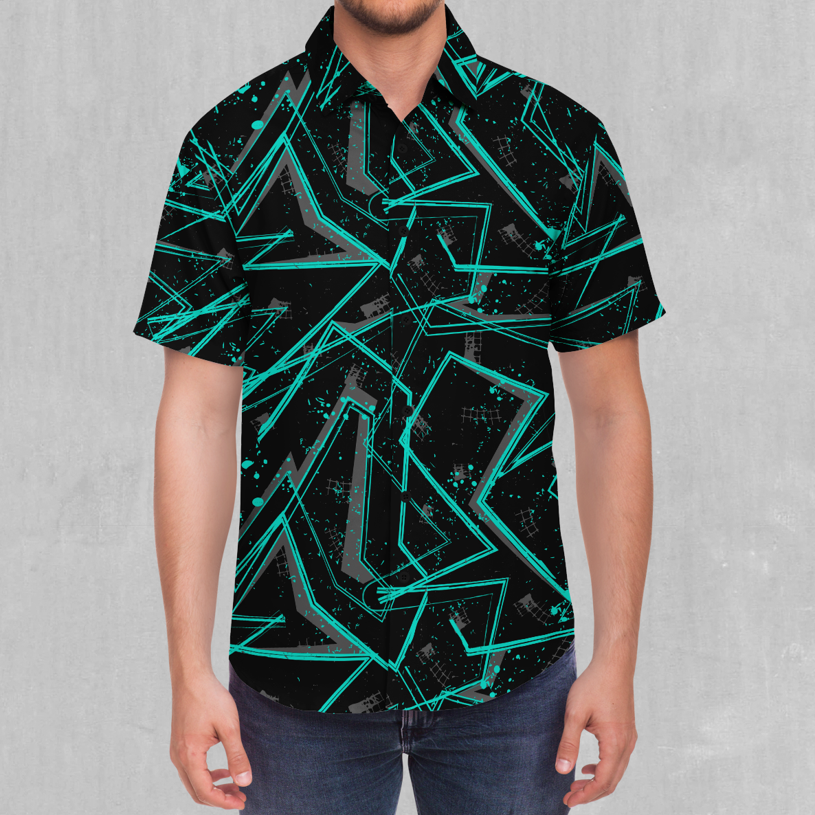 Electrostatic Button Down Shirt