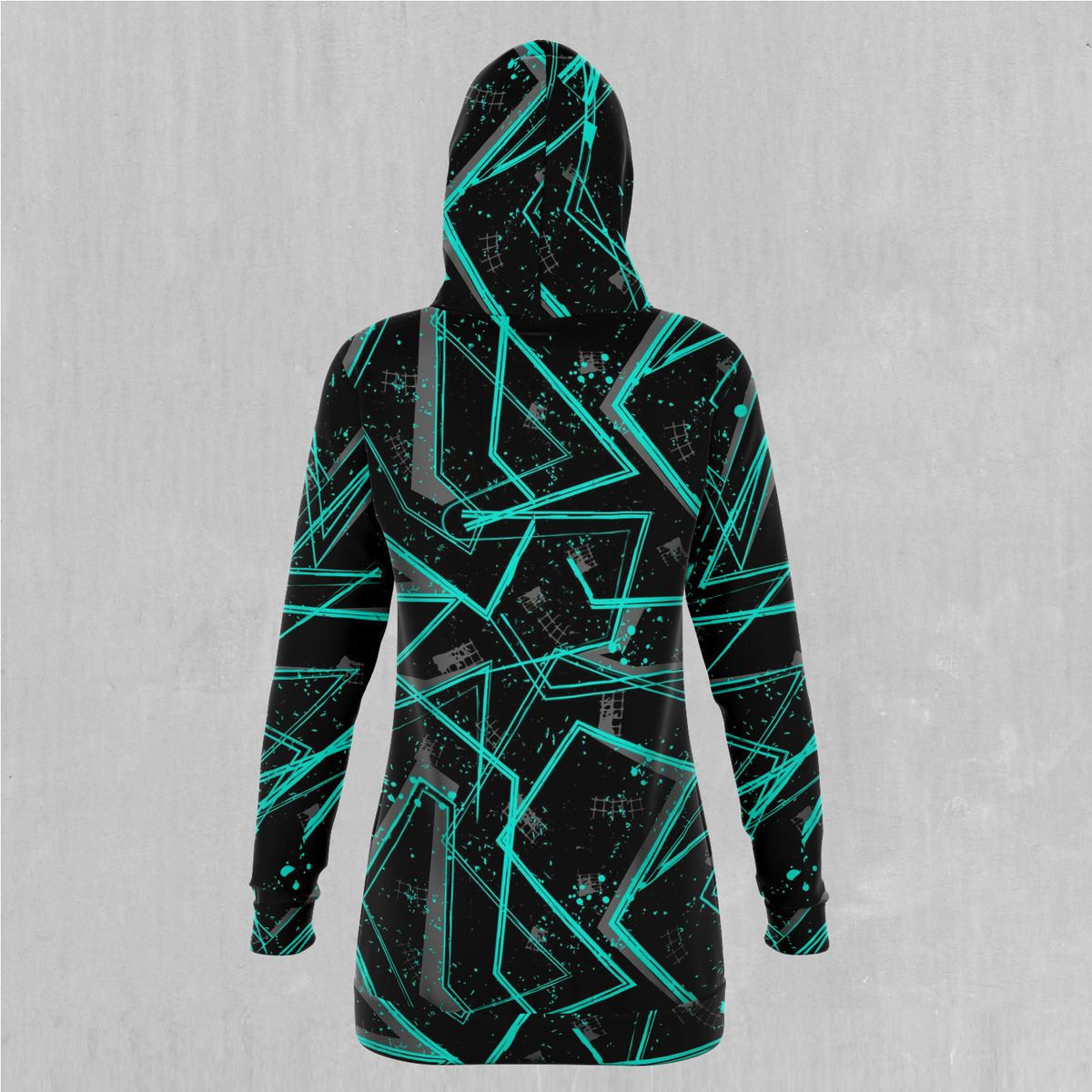 Electrostatic Hoodie Dress