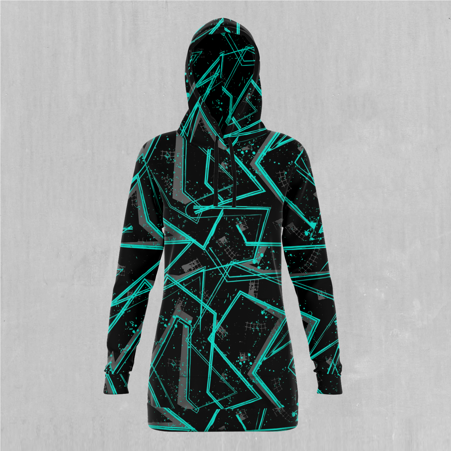 Electrostatic Hoodie Dress