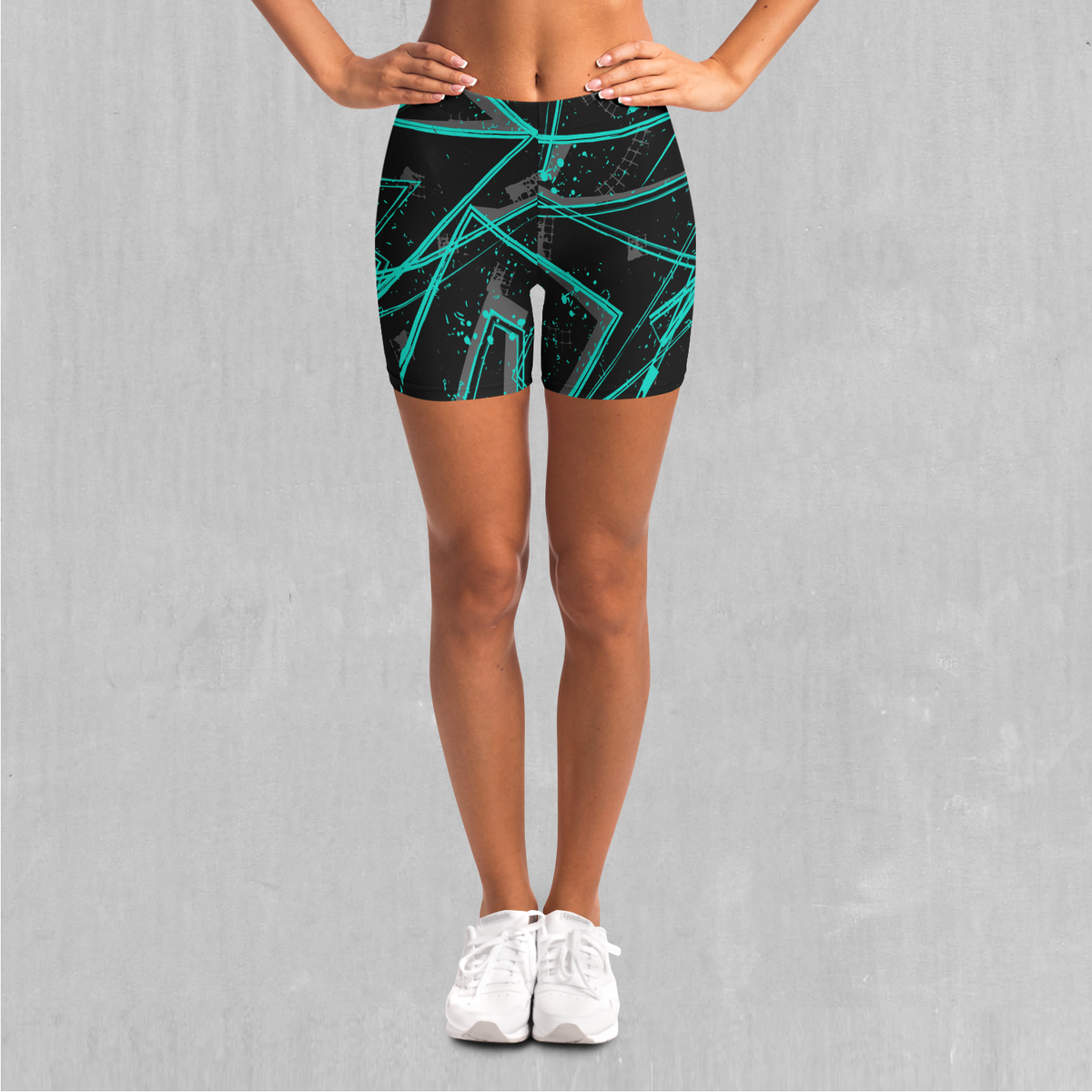 Electrostatic Yoga Shorts