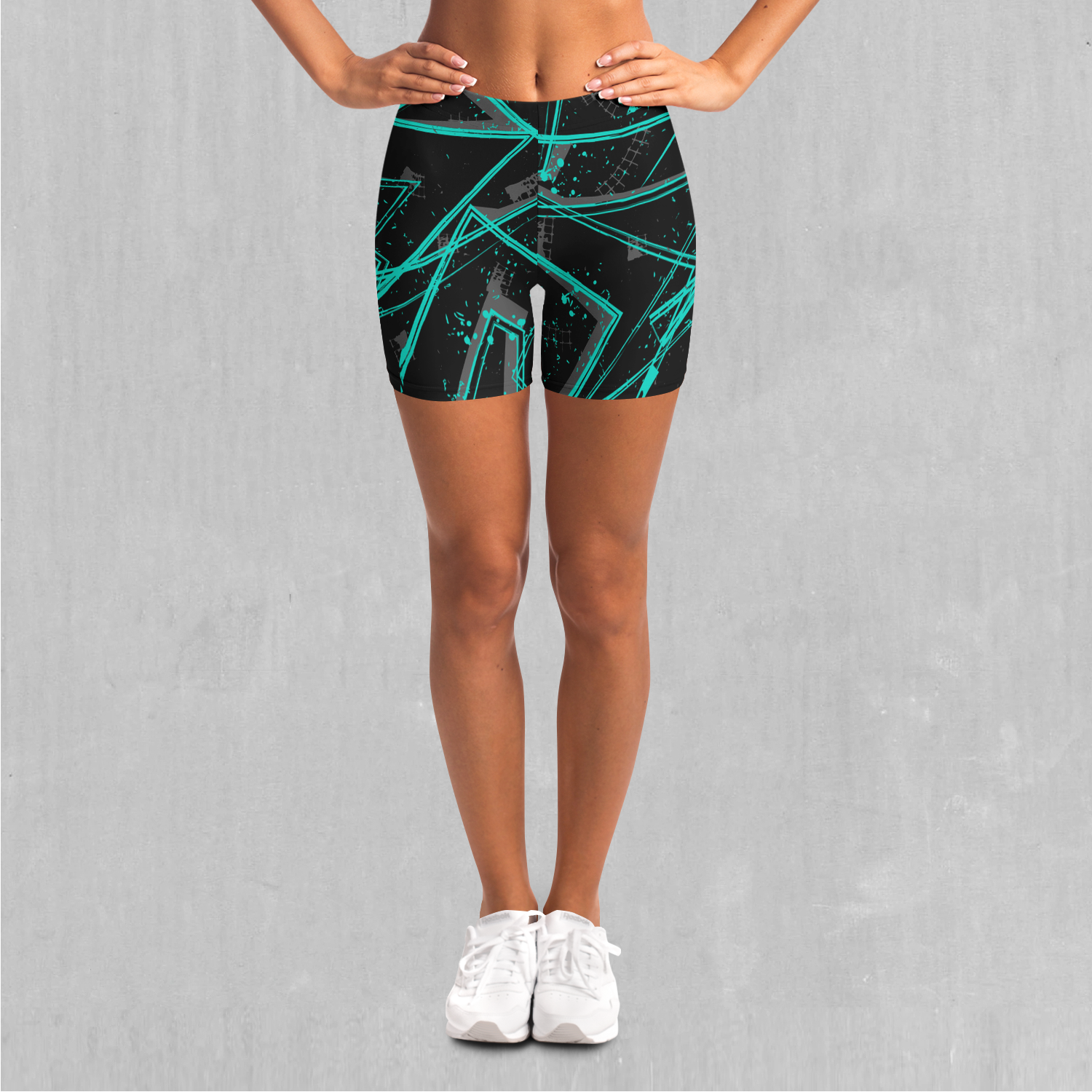 Electrostatic Yoga Shorts