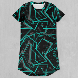 Electrostatic T-Shirt Dress