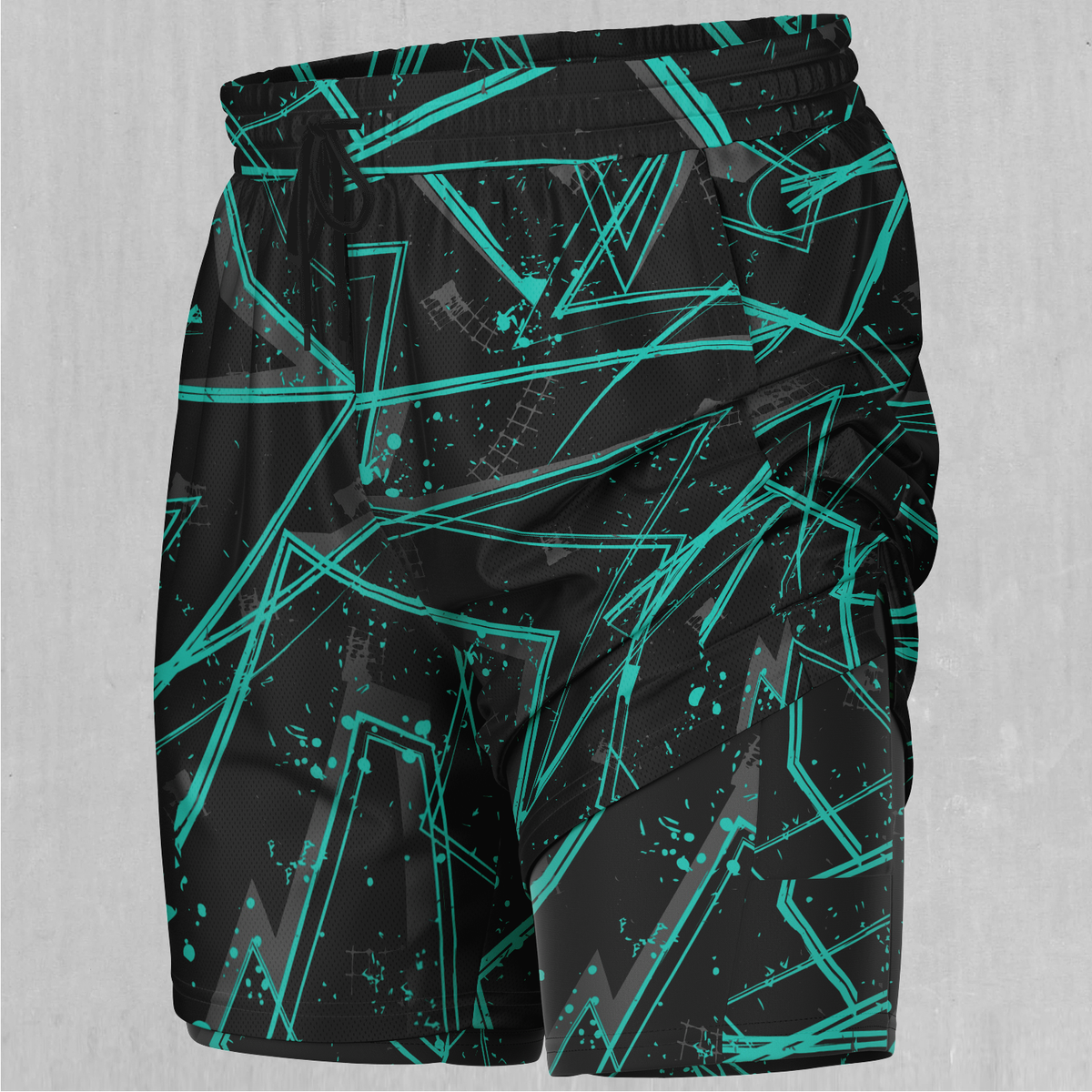 Electrostatic Men's 2 in 1 Shorts