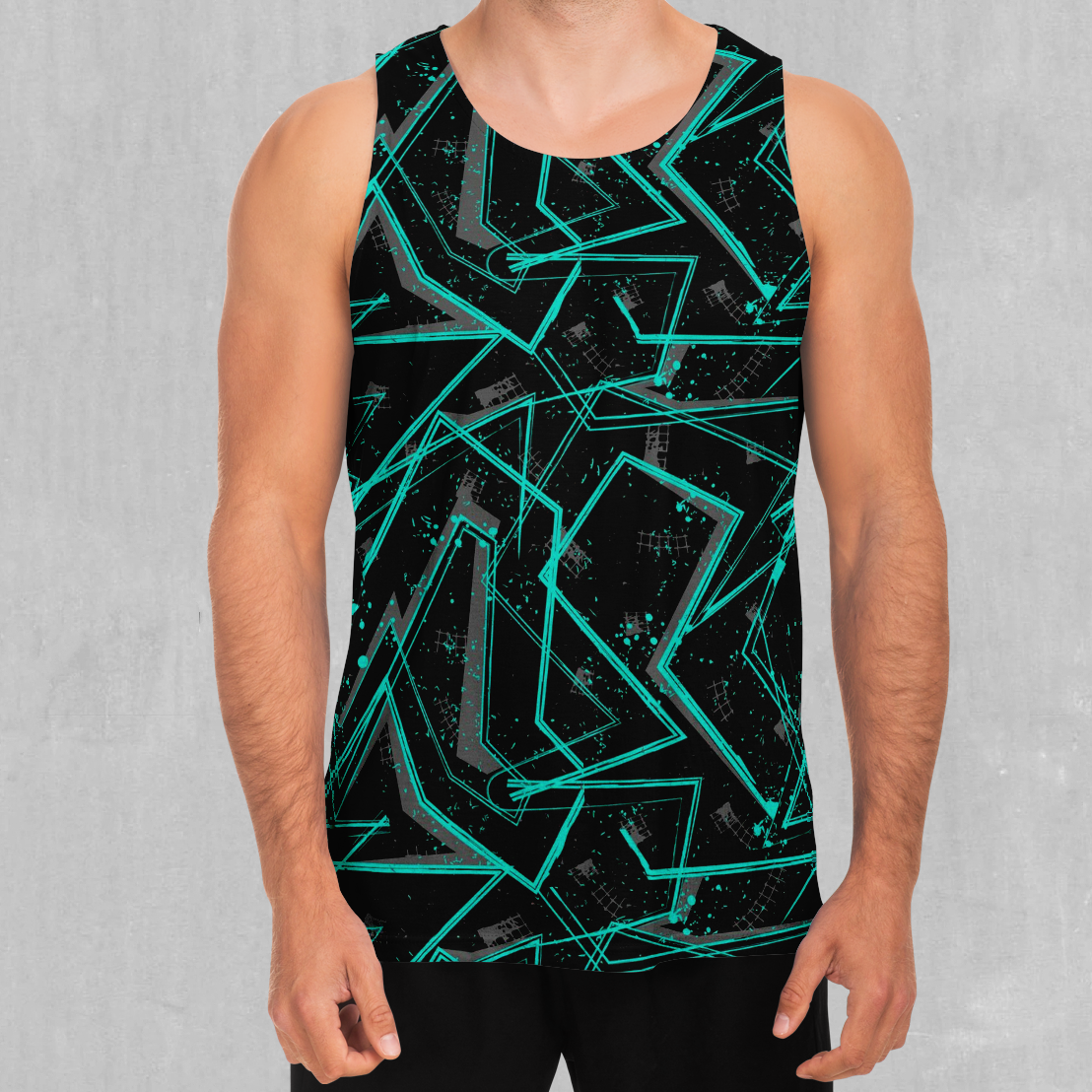 Electrostatic Men's Tank Top - Azimuth Clothing