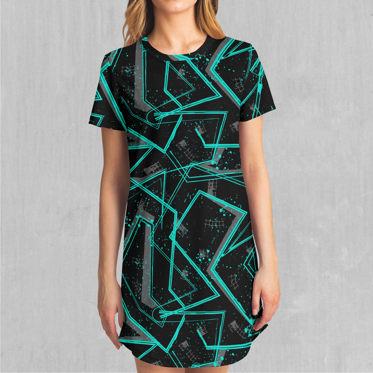 Electrostatic T-Shirt Dress