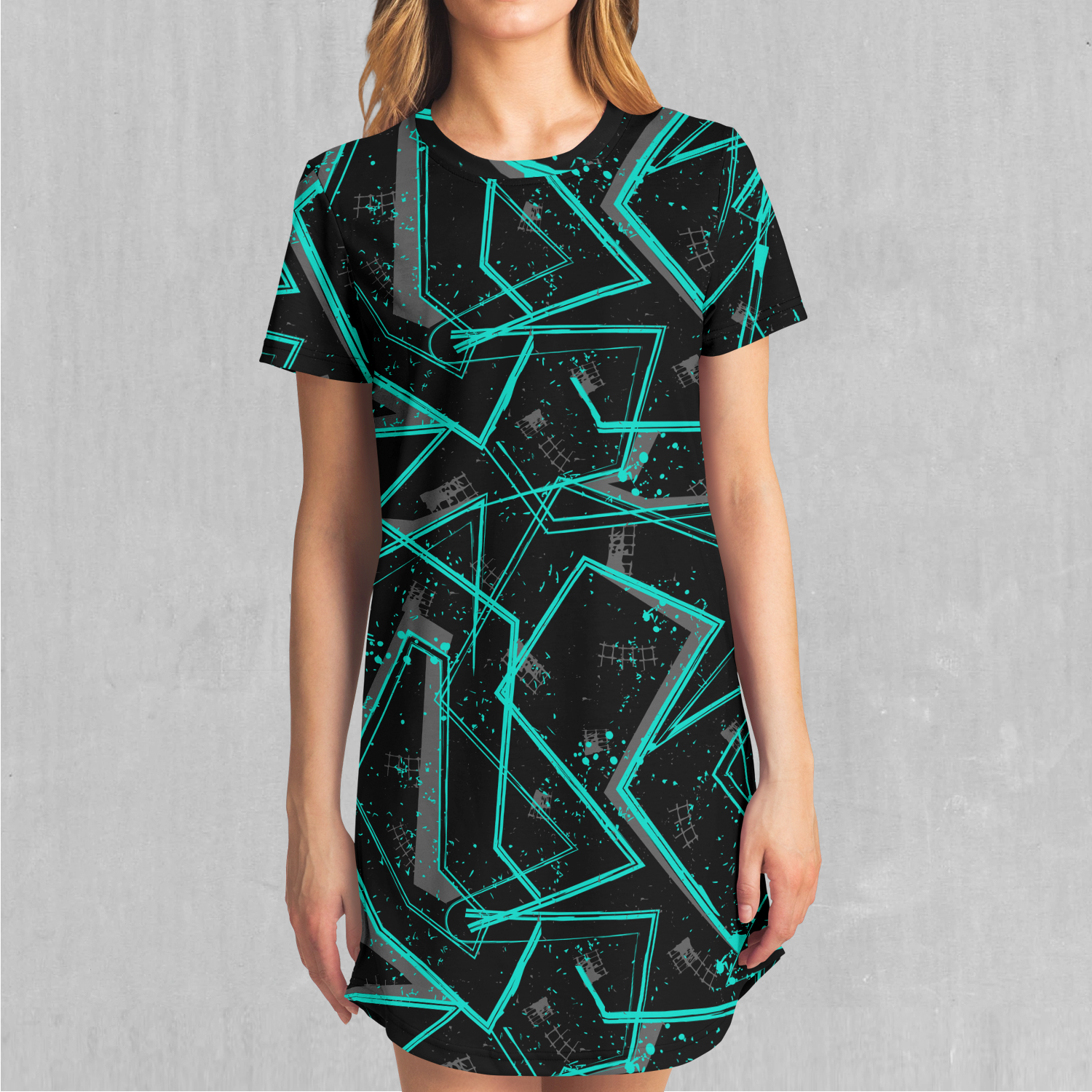 Electrostatic T-Shirt Dress