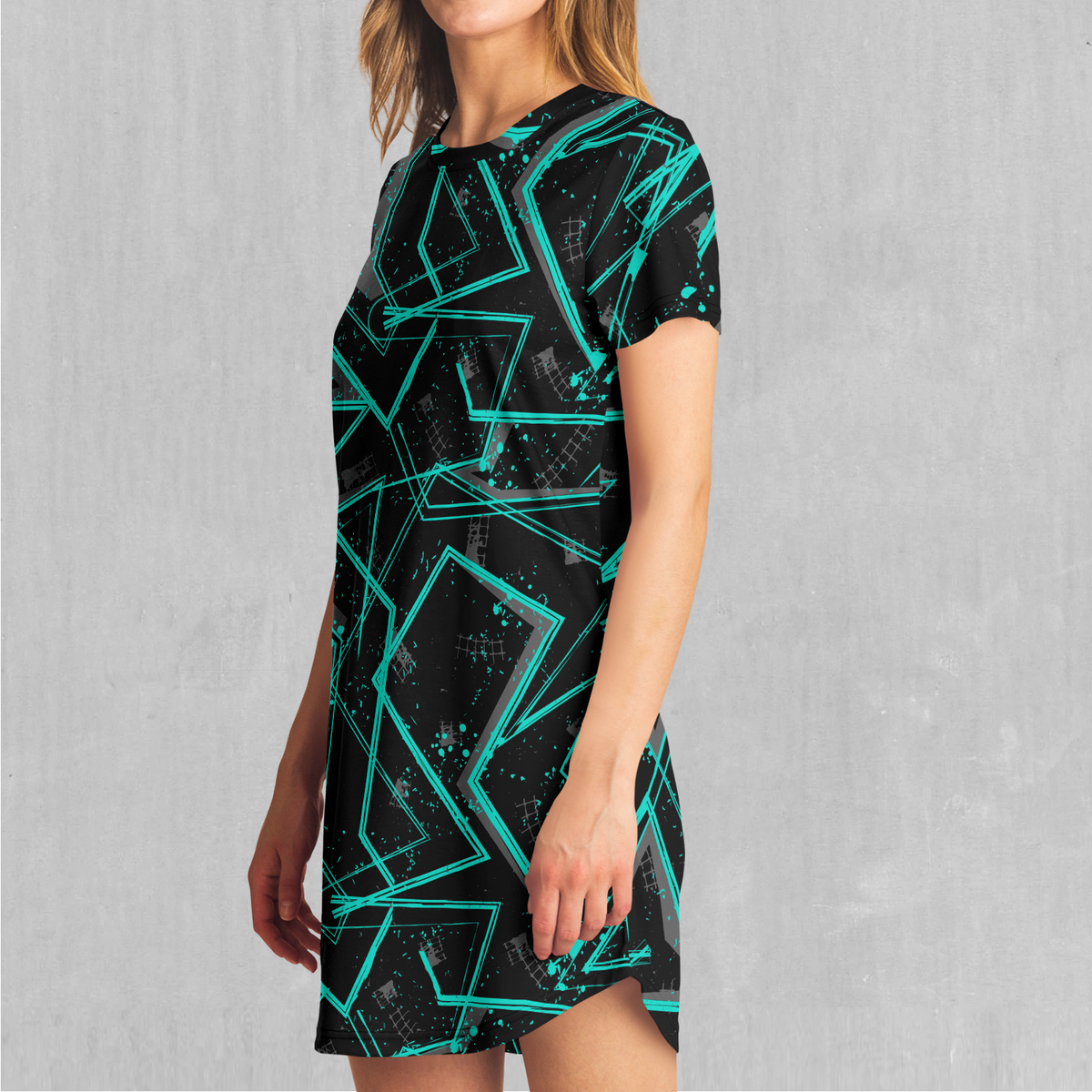 Electrostatic T-Shirt Dress