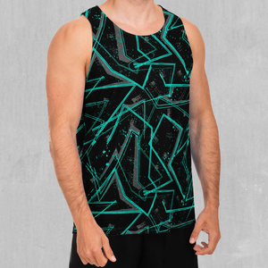 Electrostatic Men's Tank Top - Azimuth Clothing