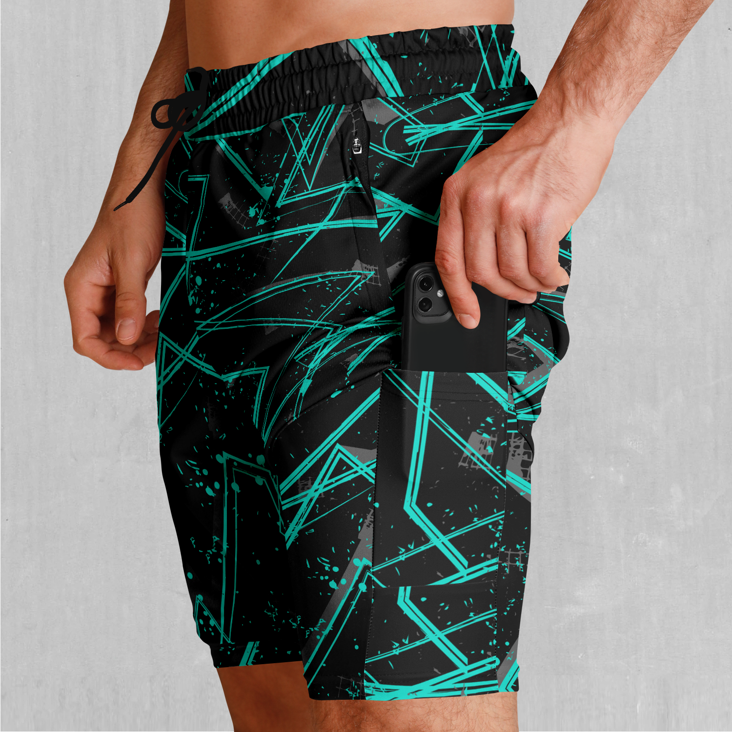 Electrostatic Men's 2 in 1 Shorts