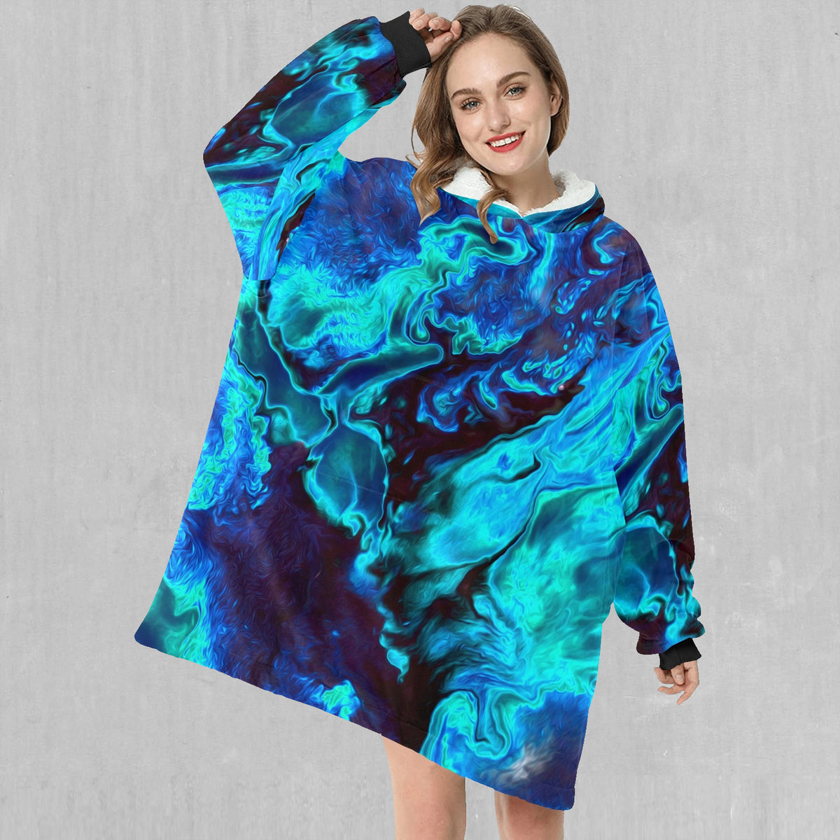 Enigma Sea Blanket Hoodie