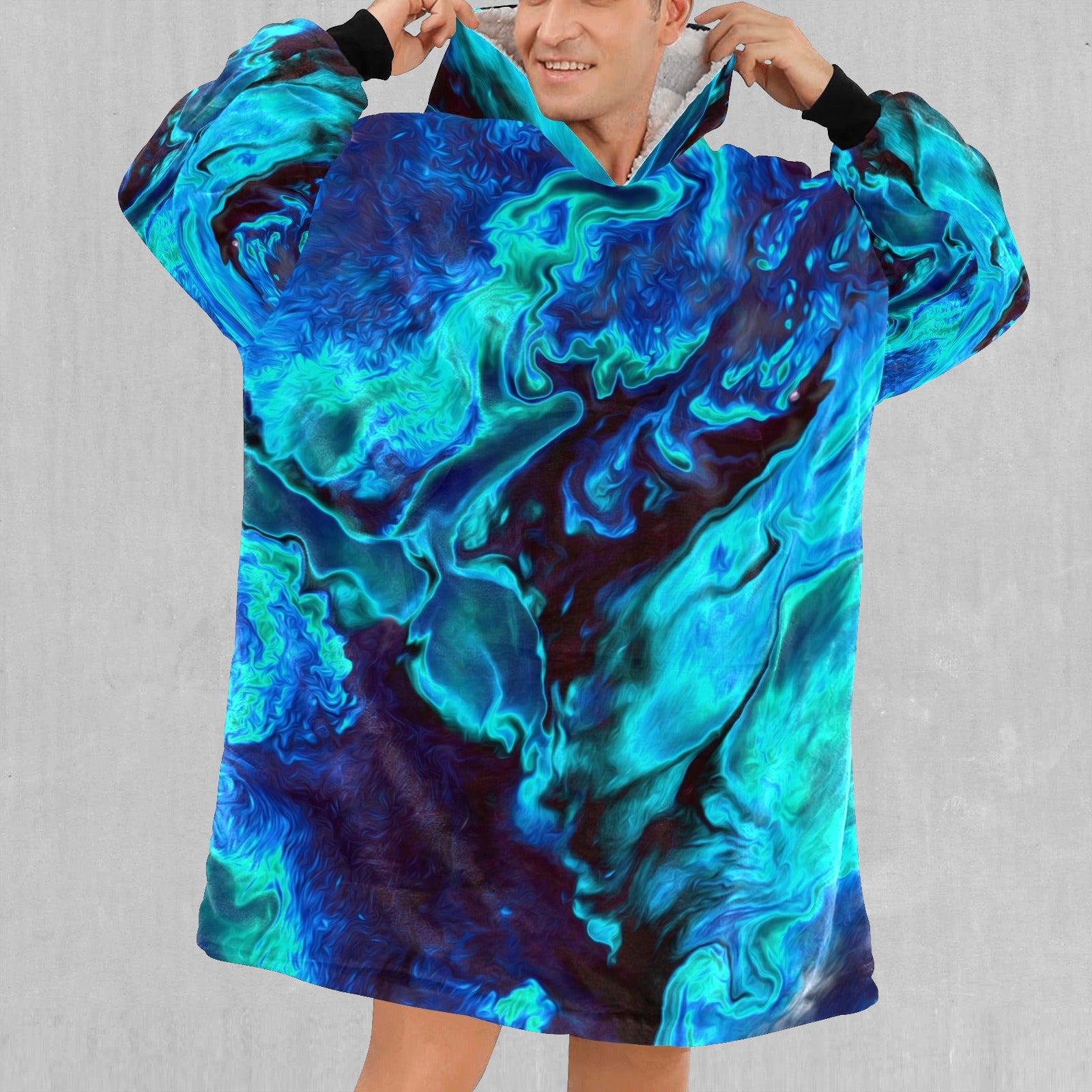 Enigma Sea Blanket Hoodie