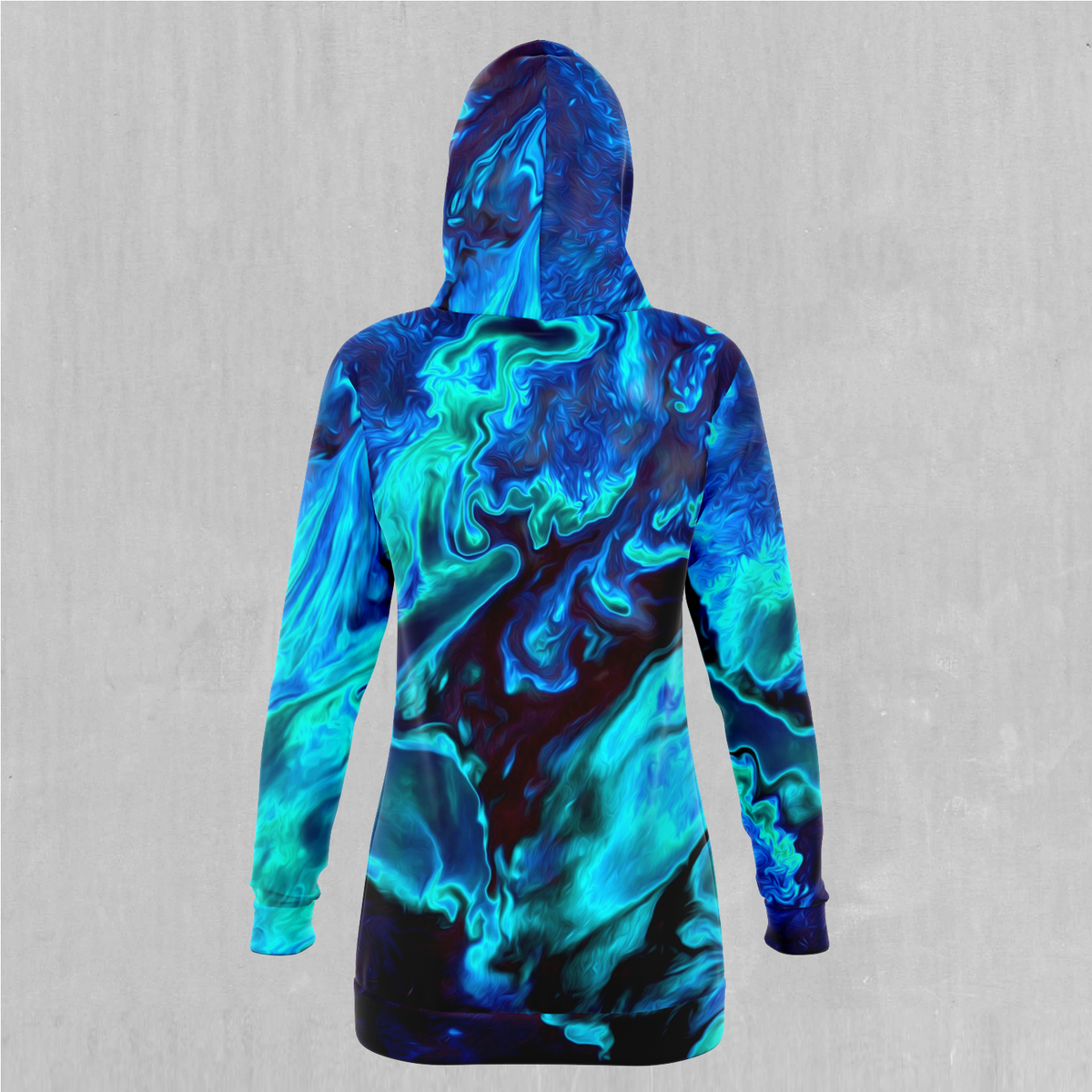 Enigma Sea Hoodie Dress