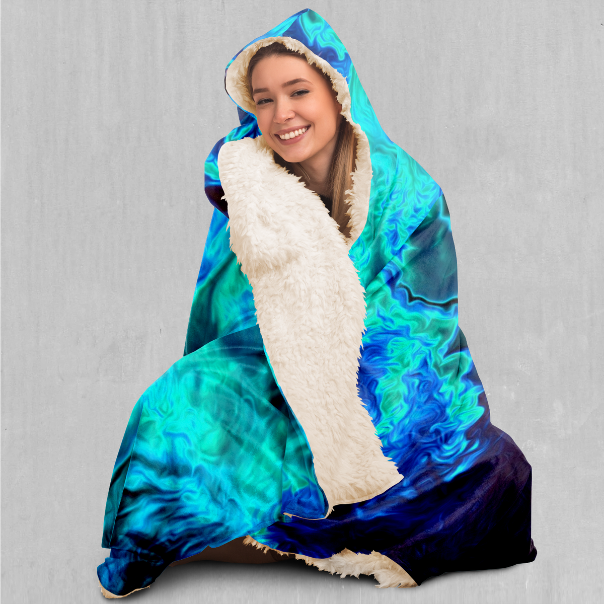 Enigma Sea Hooded Blanket - Azimuth Clothing