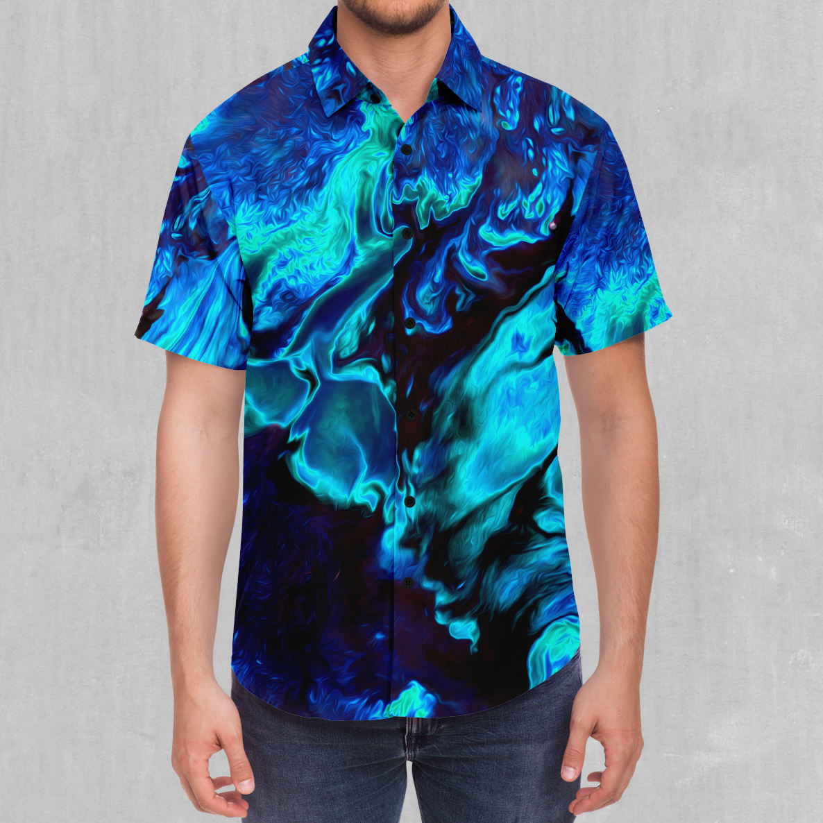 Enigma Sea Button Down Shirt