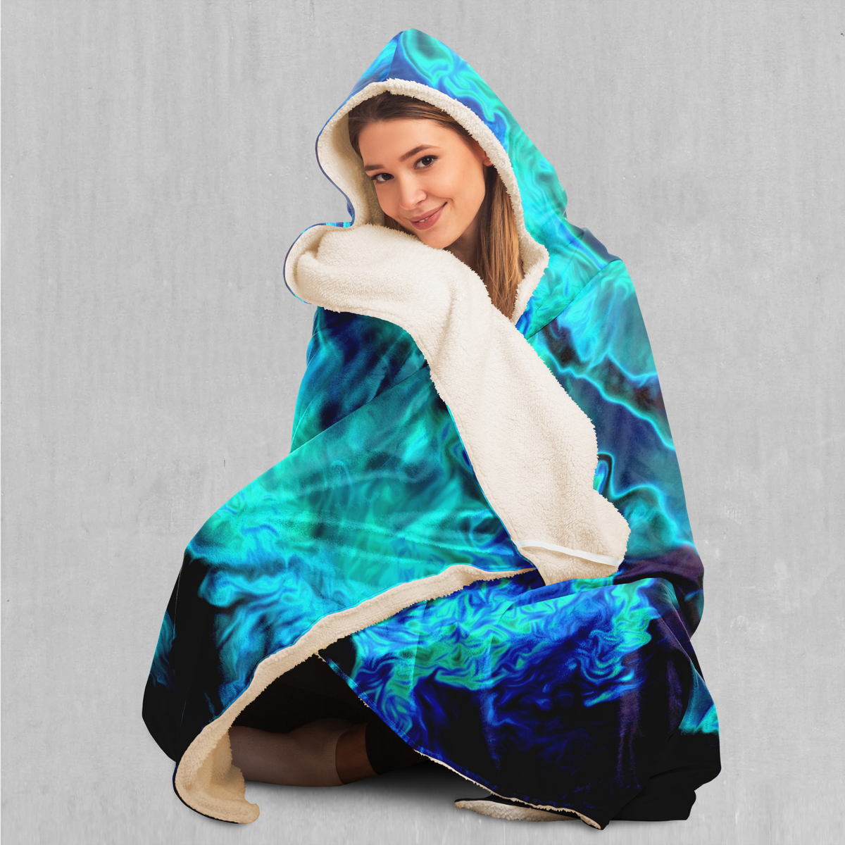 Enigma Sea Hooded Blanket - Azimuth Clothing