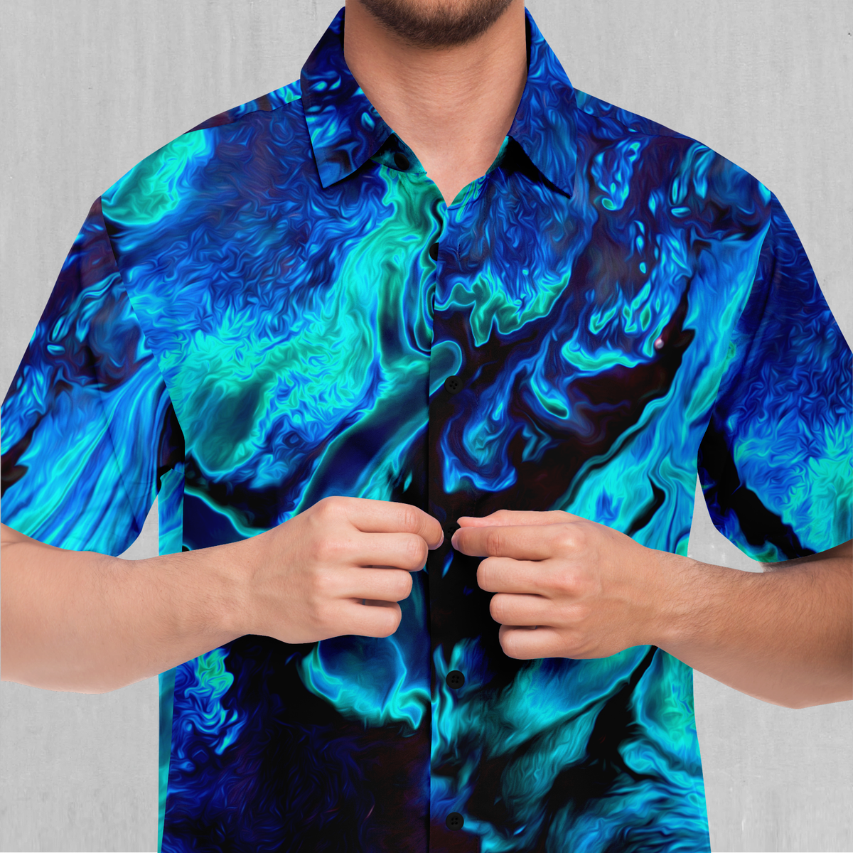 Enigma Sea Button Down Shirt